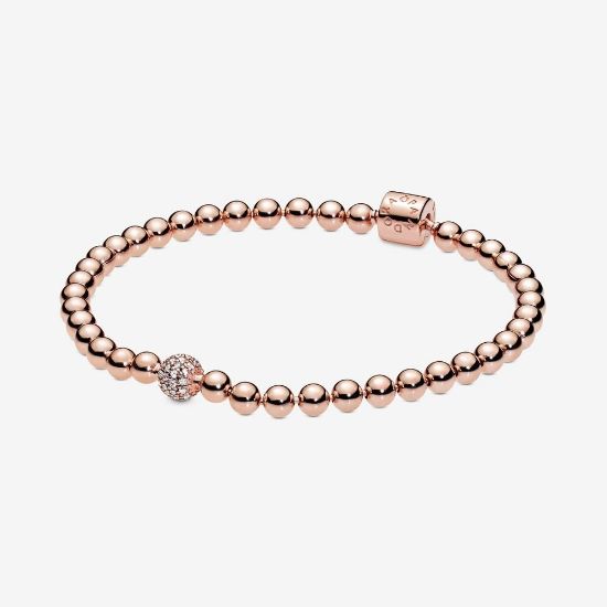 Picture of Pandora Rose Beads & Pavé Bracelet