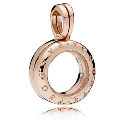 pandora floating locket rose gold