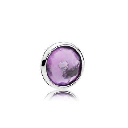 Picture of Pandora February Droplet Petite Floating Charm