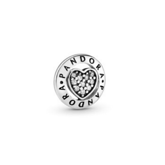 Picture of Pandora Signature Heart Petite Floating Charm